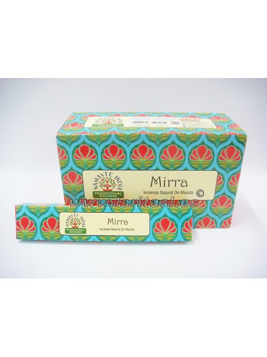 Incienso Namaste India Mirra 15gr (12x15gr)